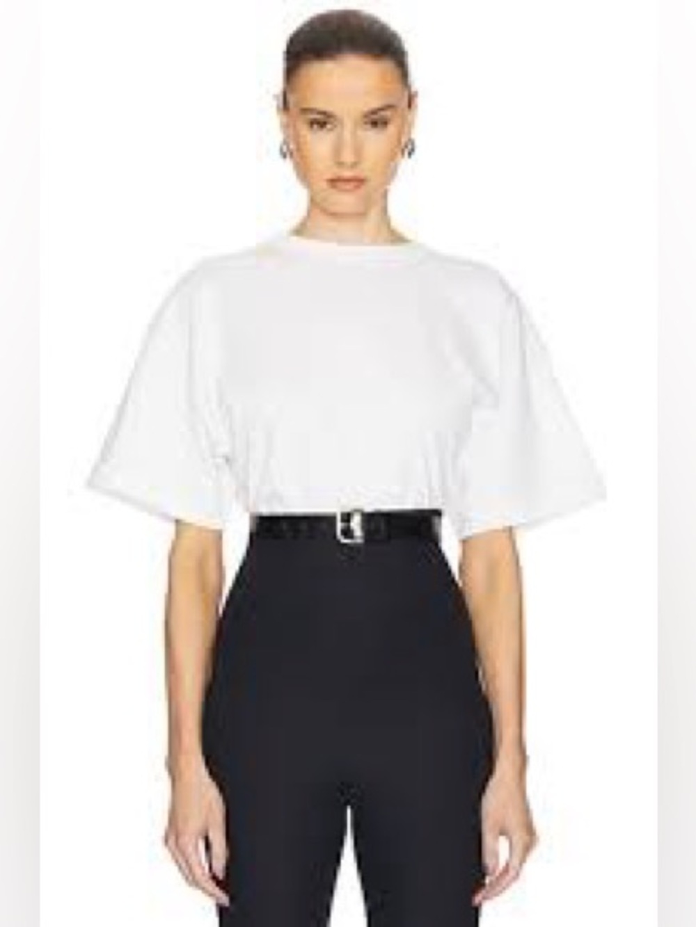 Helsa shoulder pad shirt